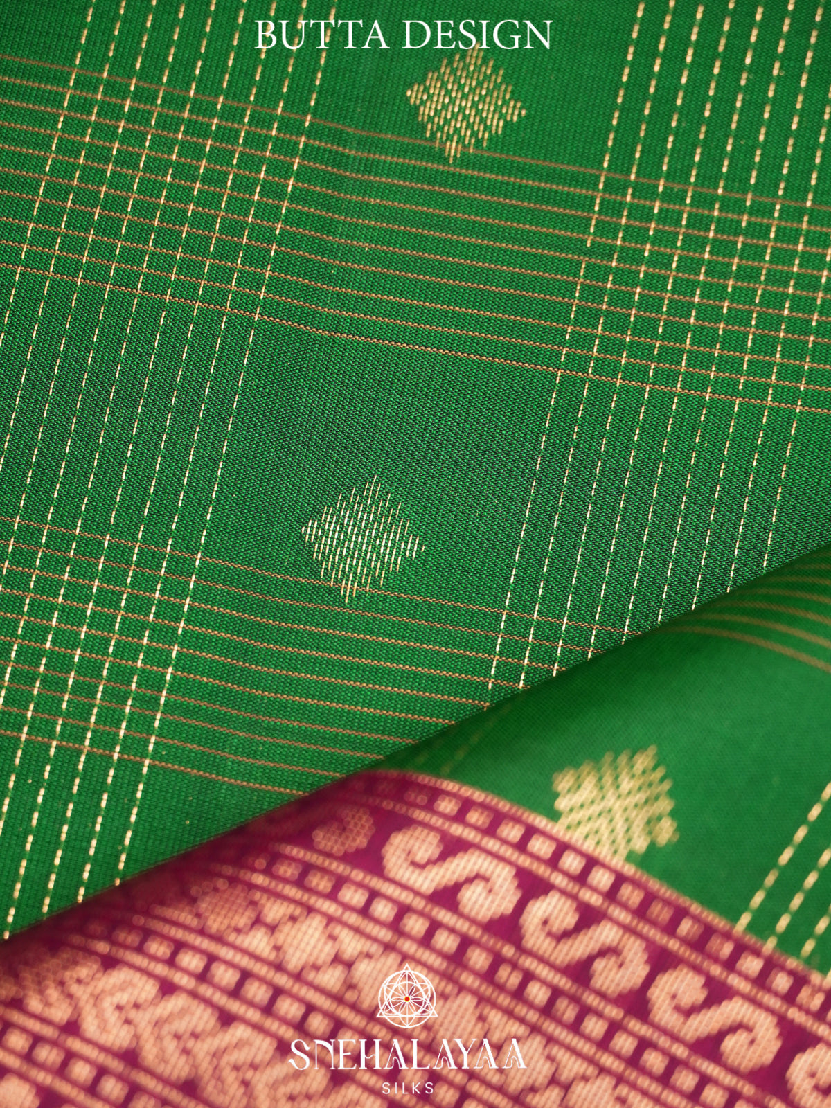 Emerald Green Soft Silk Saree