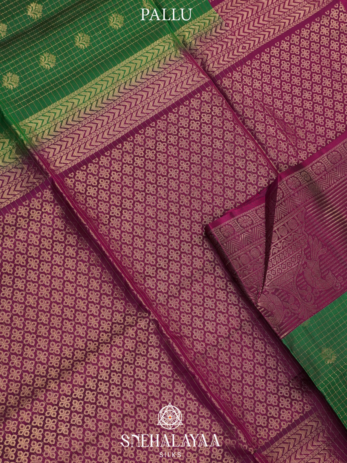 Emerald Green Soft Silk Saree