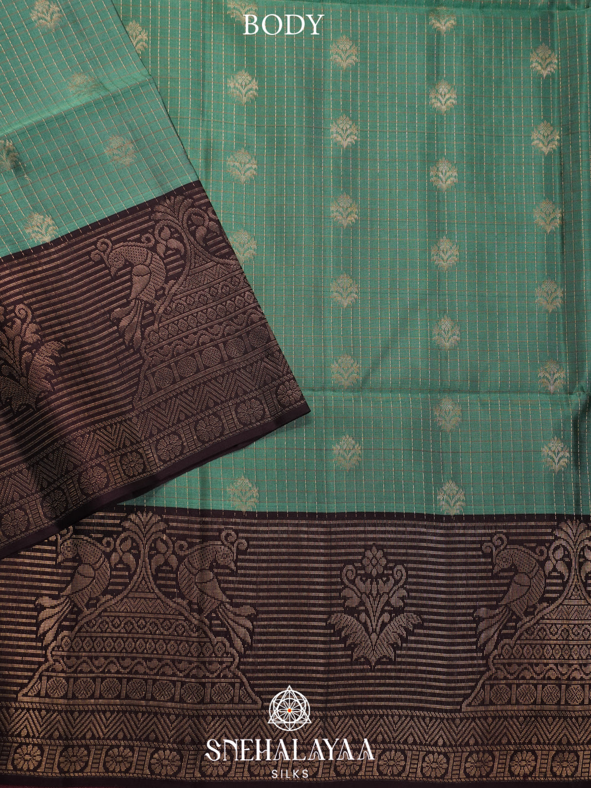 Teal Green Soft Silk Saree