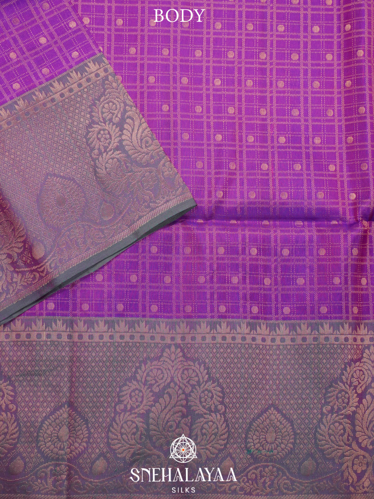 Violet Soft Silk Saree