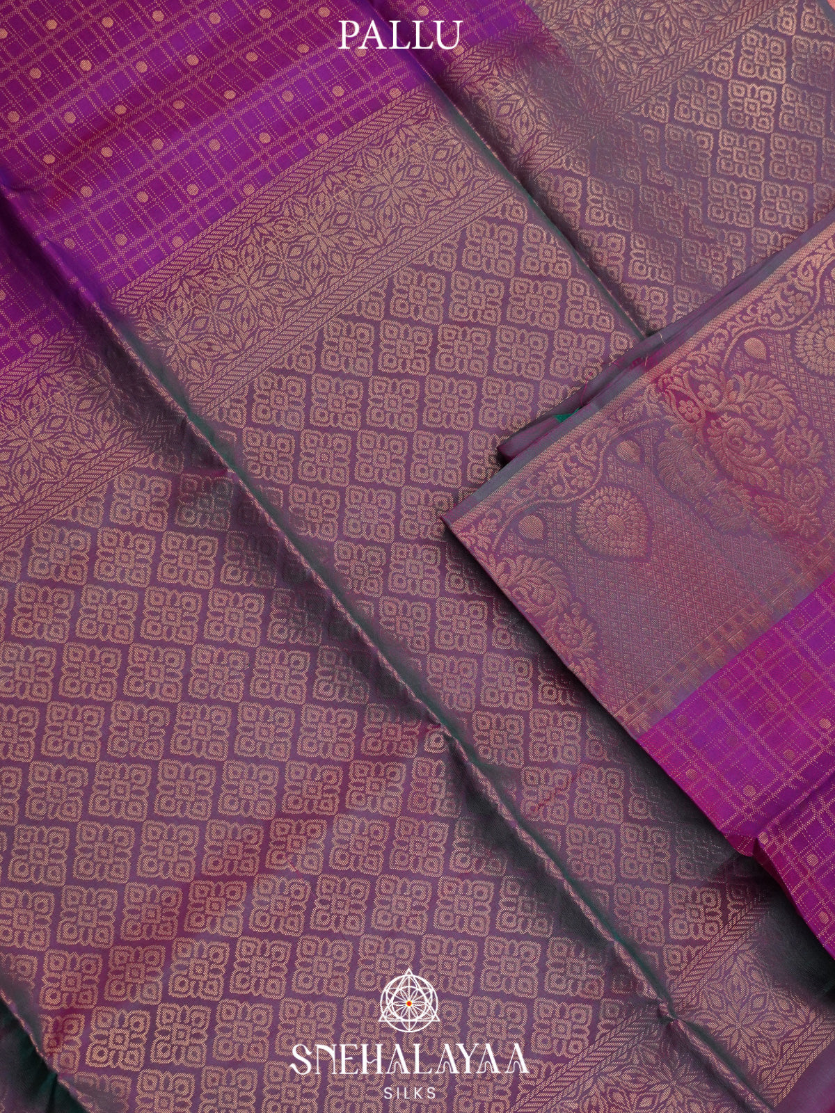 Violet Soft Silk Saree