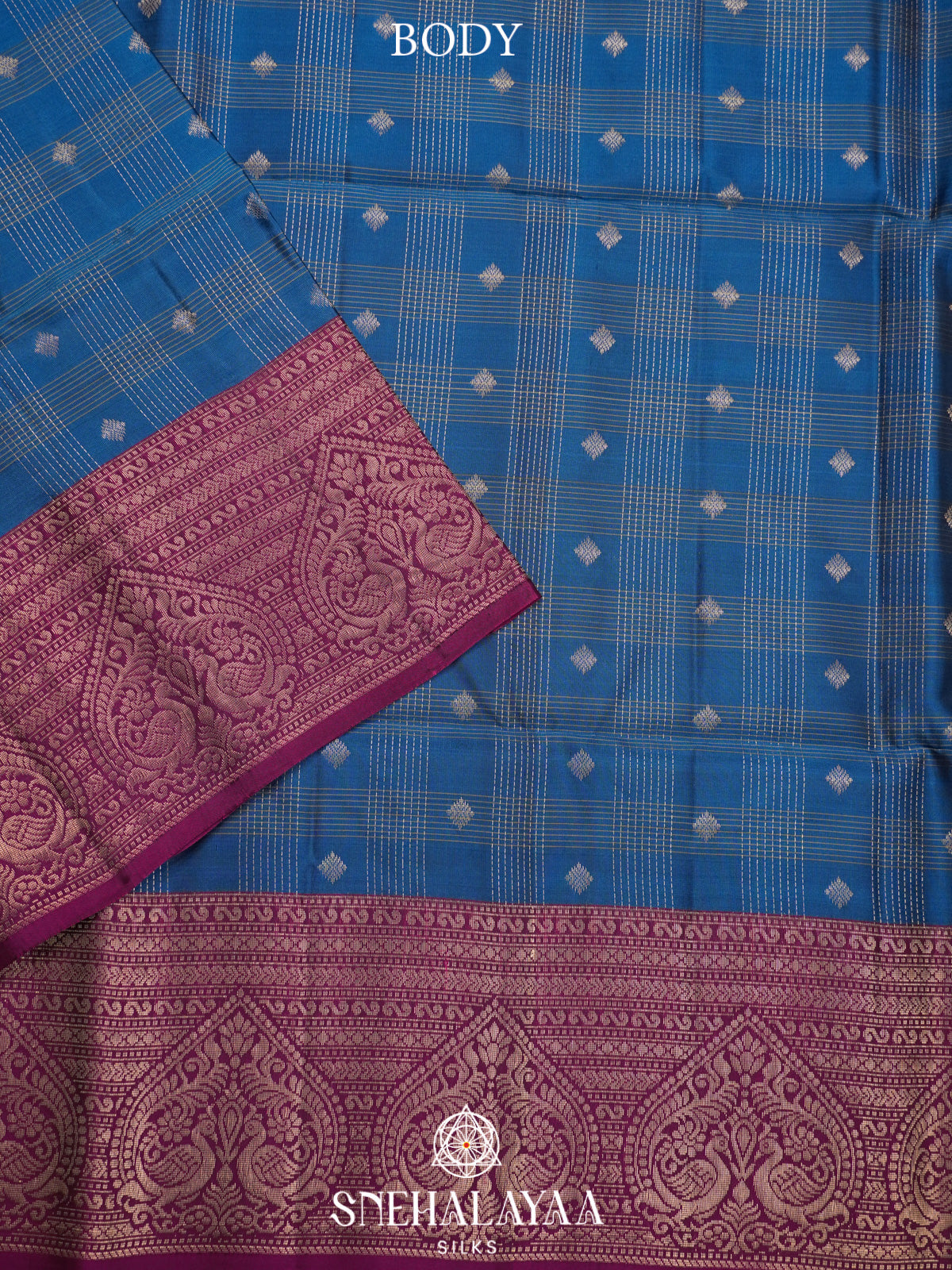 Blue Soft Silk Saree