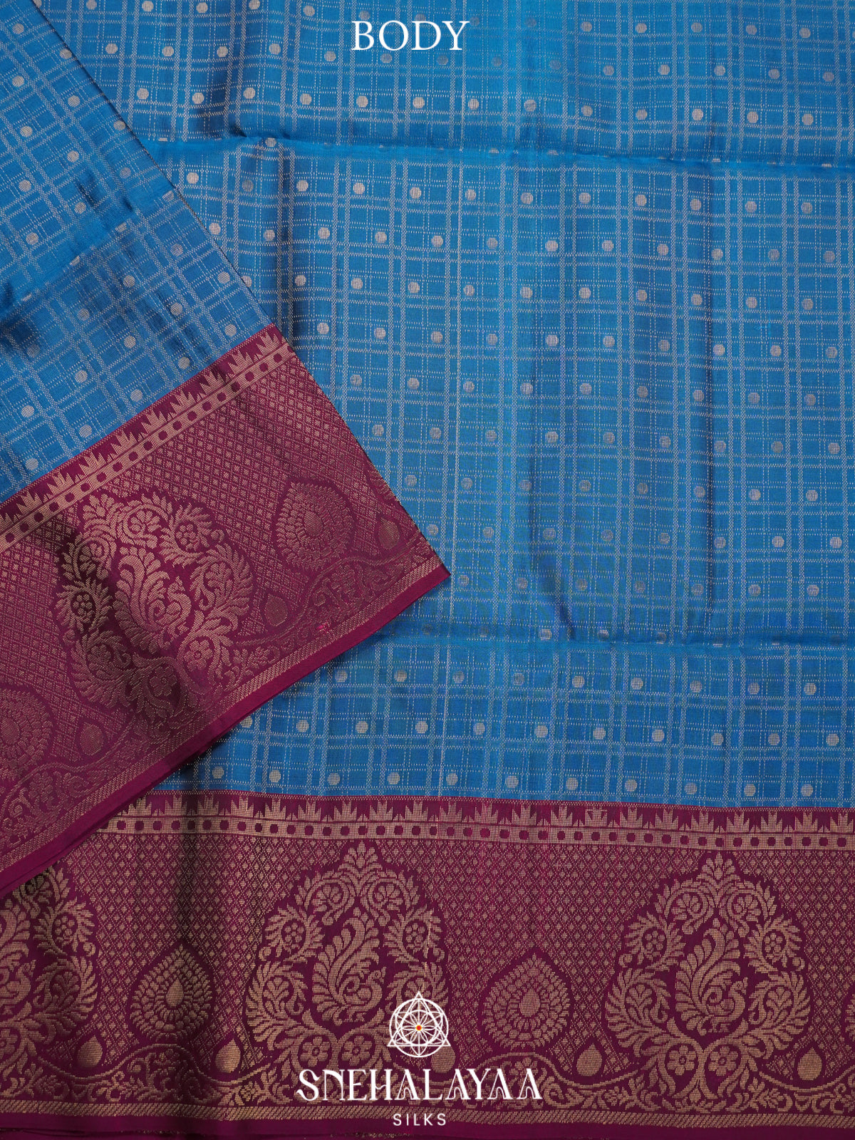Blue Soft Silk Saree