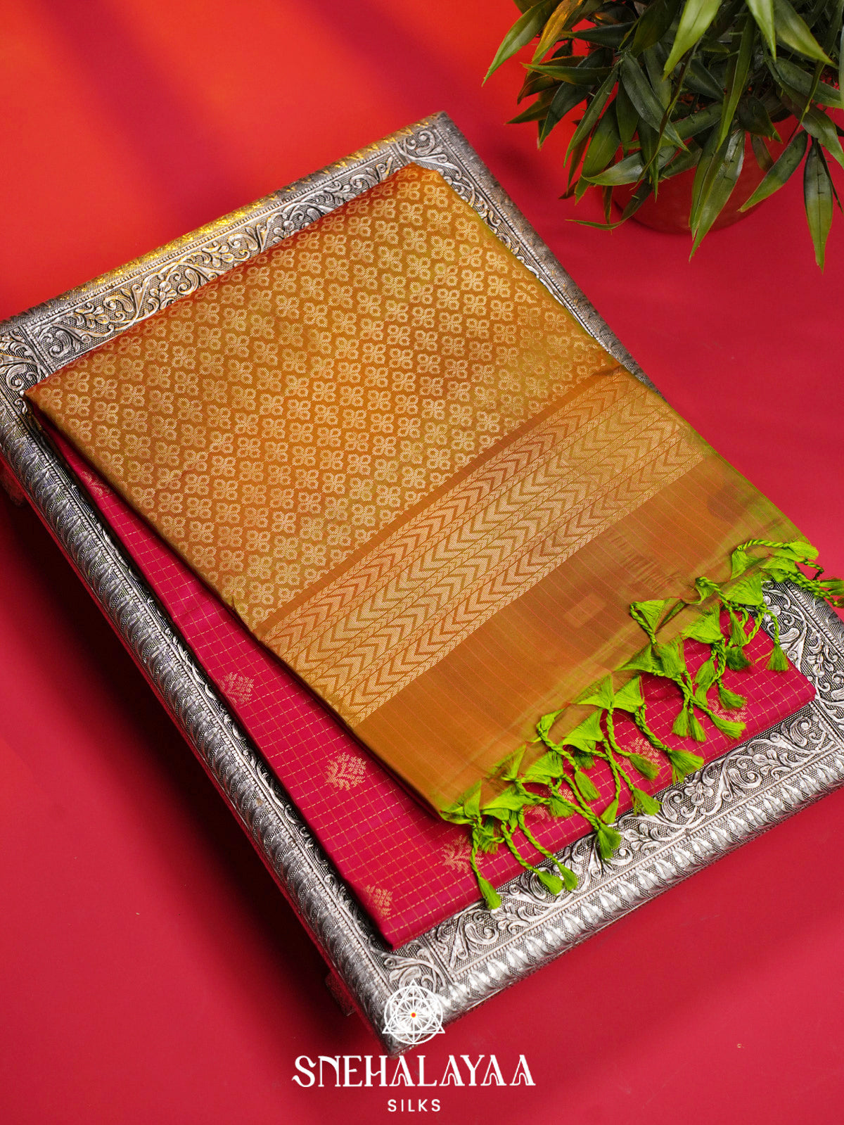 Teal Green Soft Silk Saree