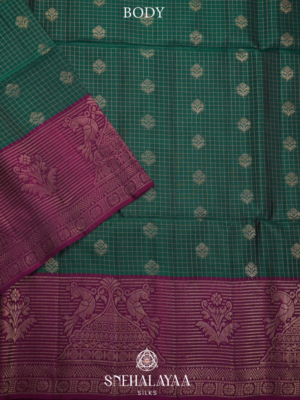 Mehendi Green Soft Silk Saree