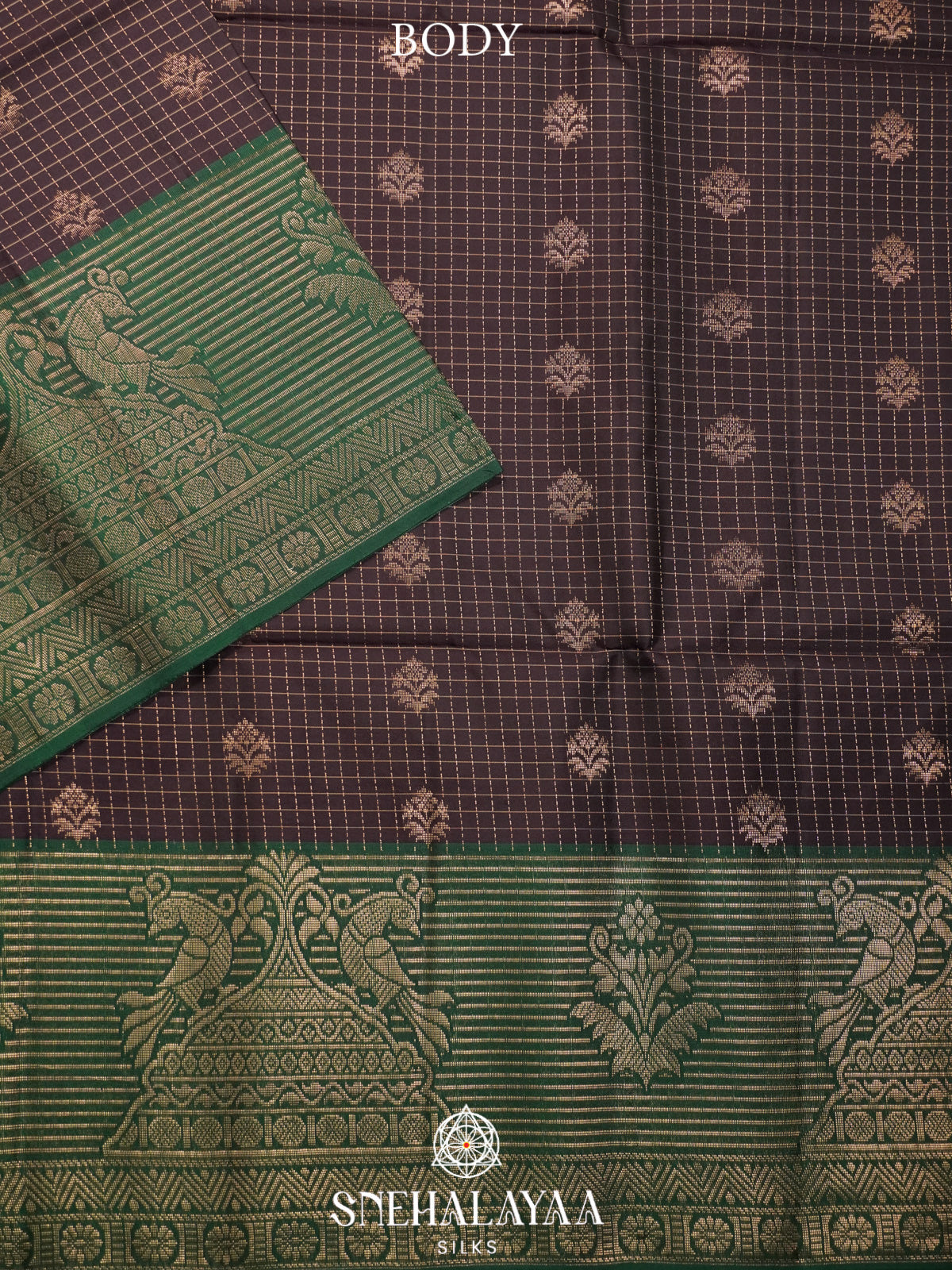 Moss Green Soft Silk Saree