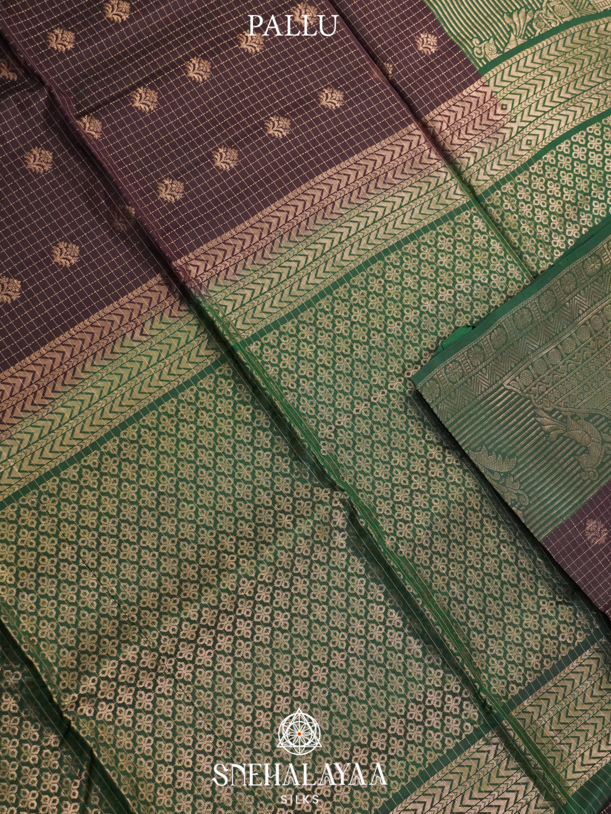 Moss Green Soft Silk Saree