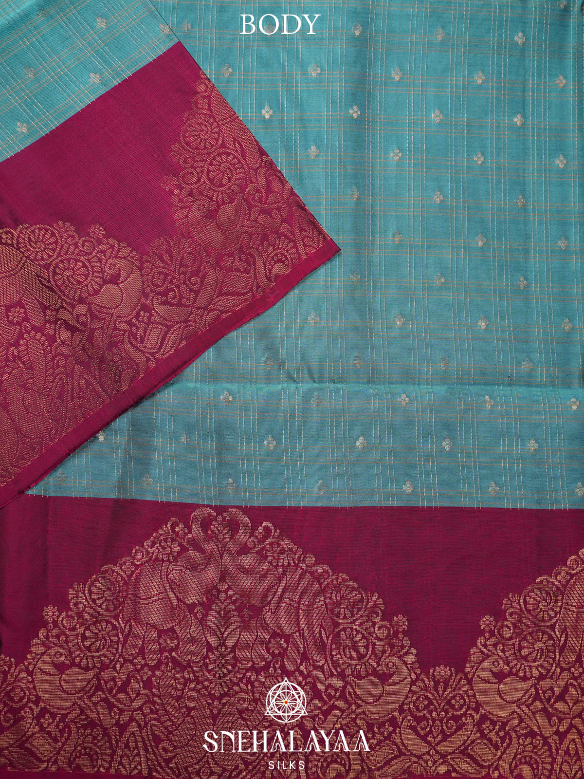 Grey Soft Silk Saree