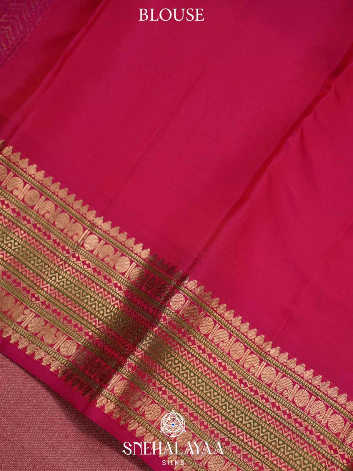 Pale Pink Kanjivaram Silk Saree