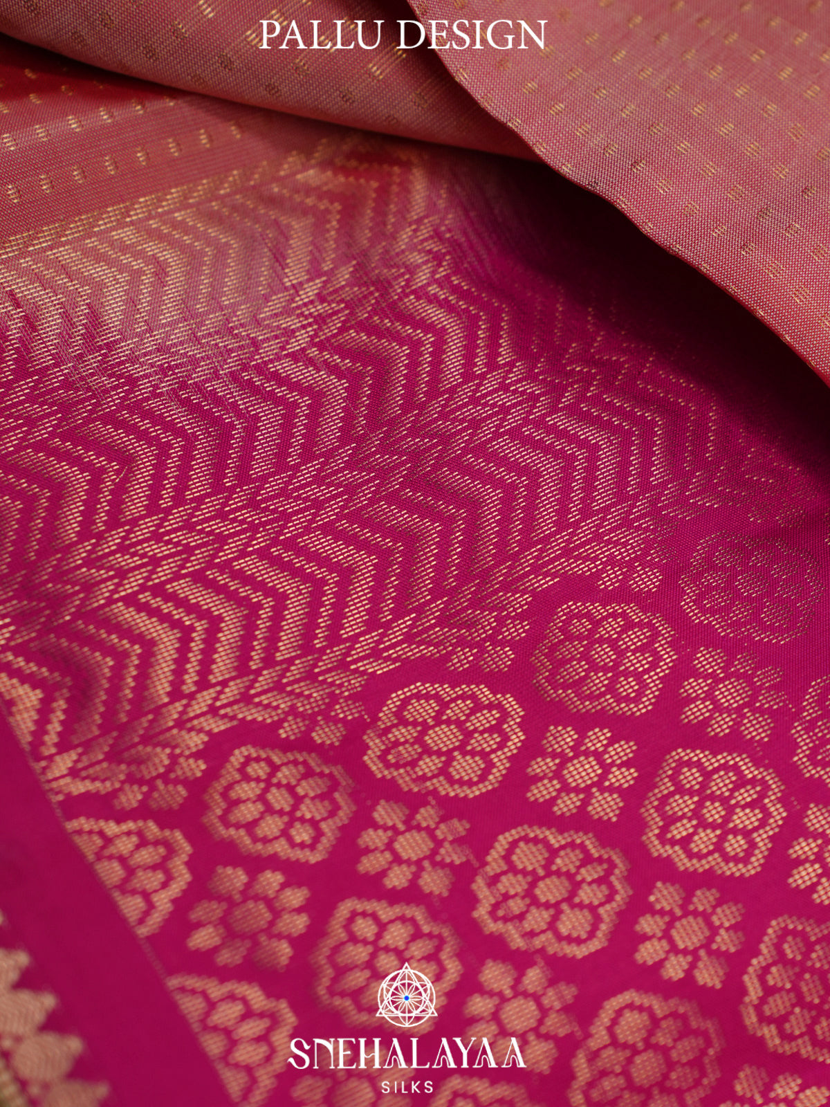 Baby Pink Kanjivaram Silk Saree