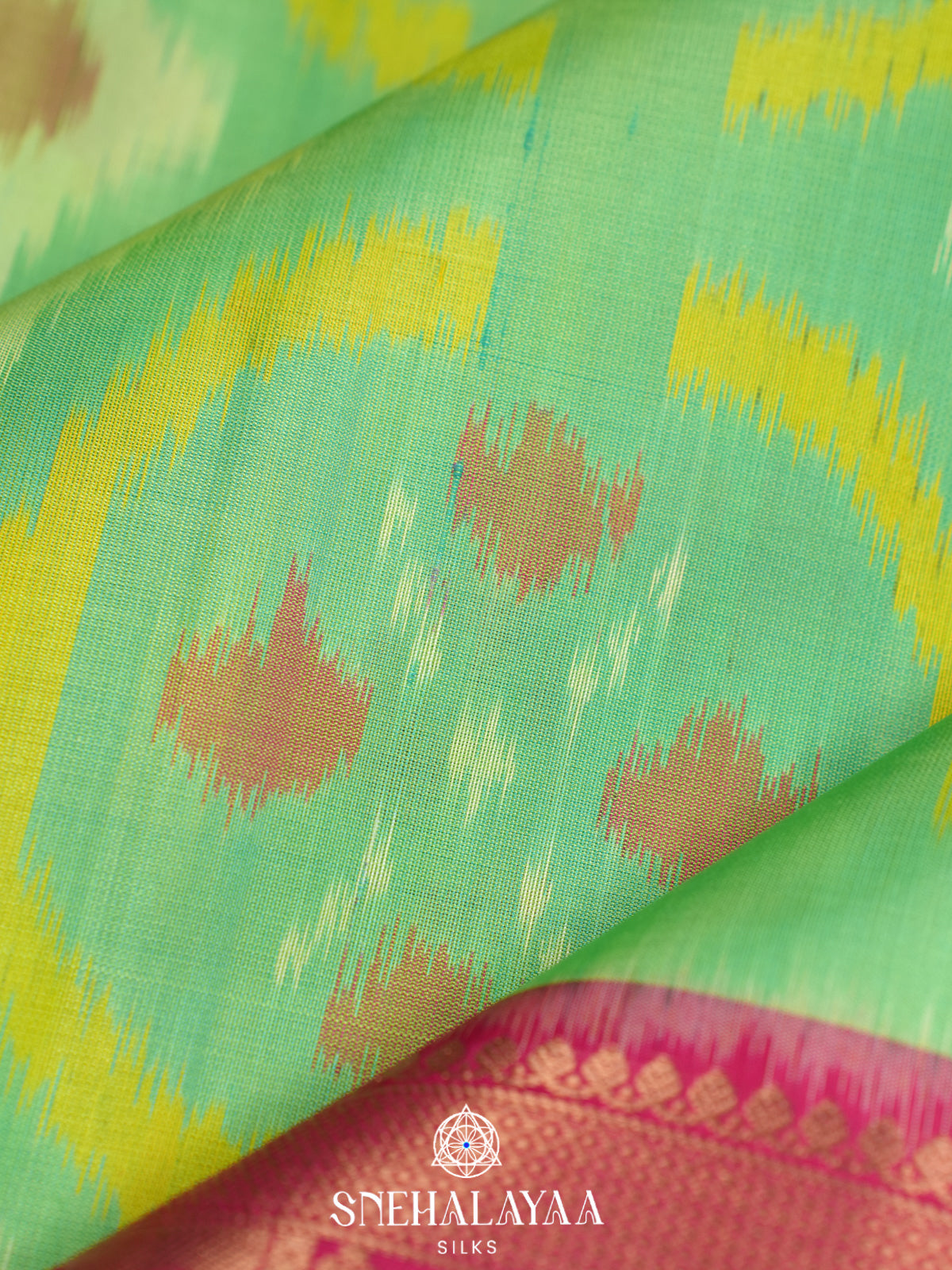 Mint Green Soft Silk Saree