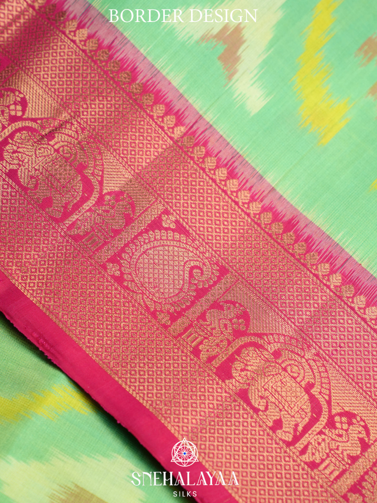 Mint Green Soft Silk Saree