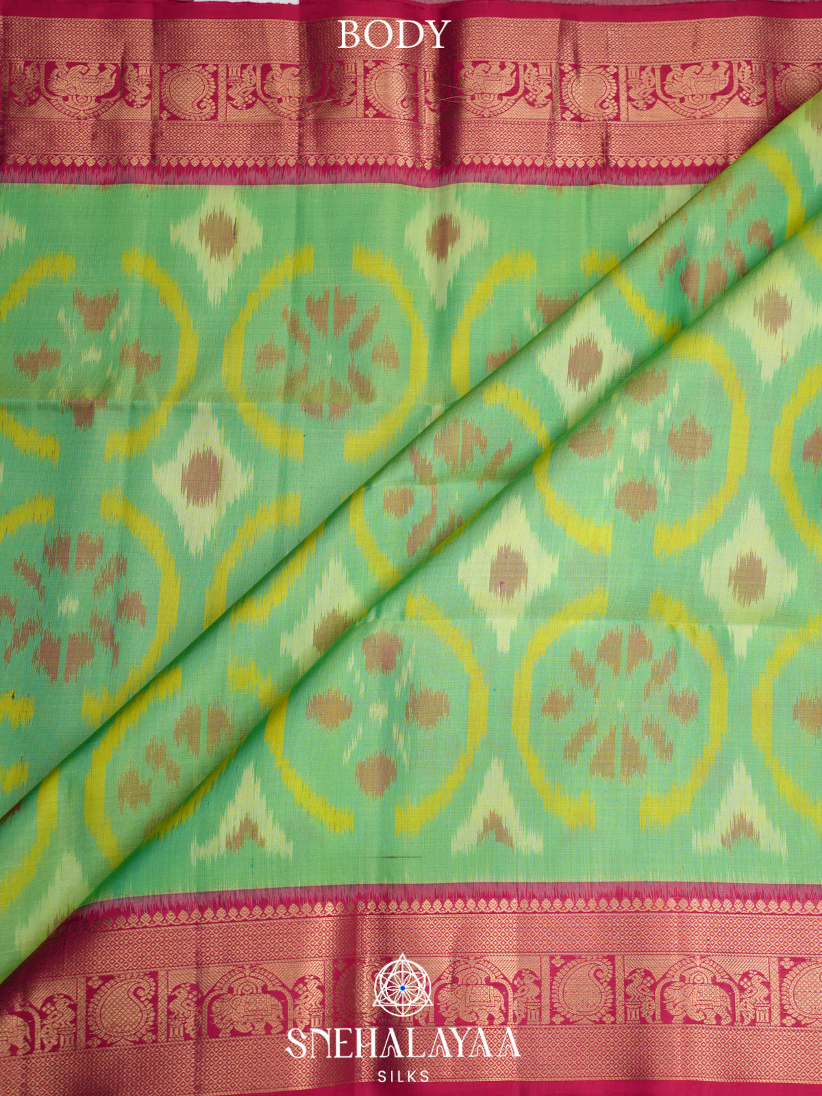 Mint Green Soft Silk Saree