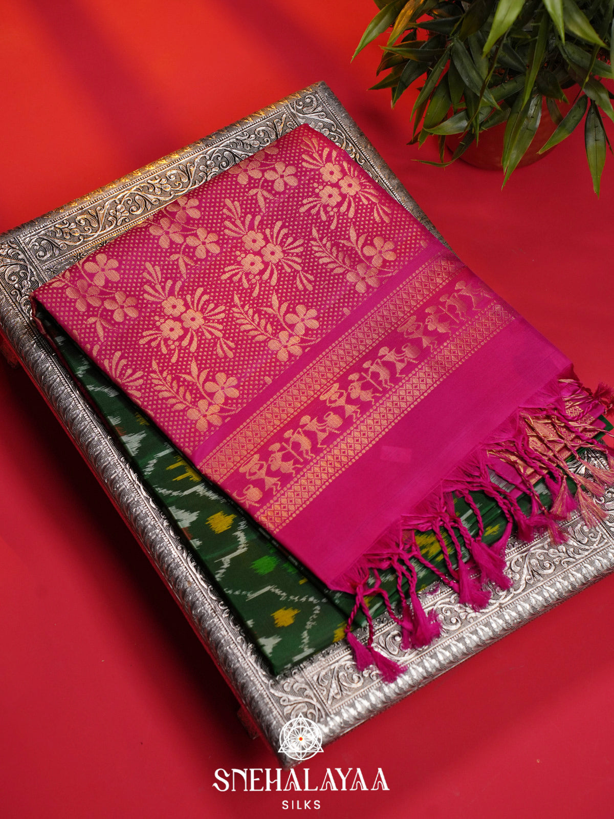 Green Soft Silk Saree