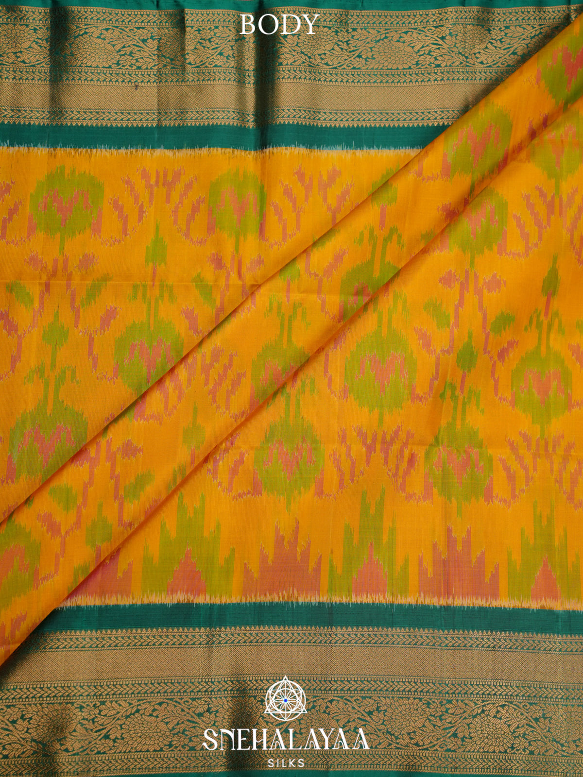 Yellow Soft Silk Saree