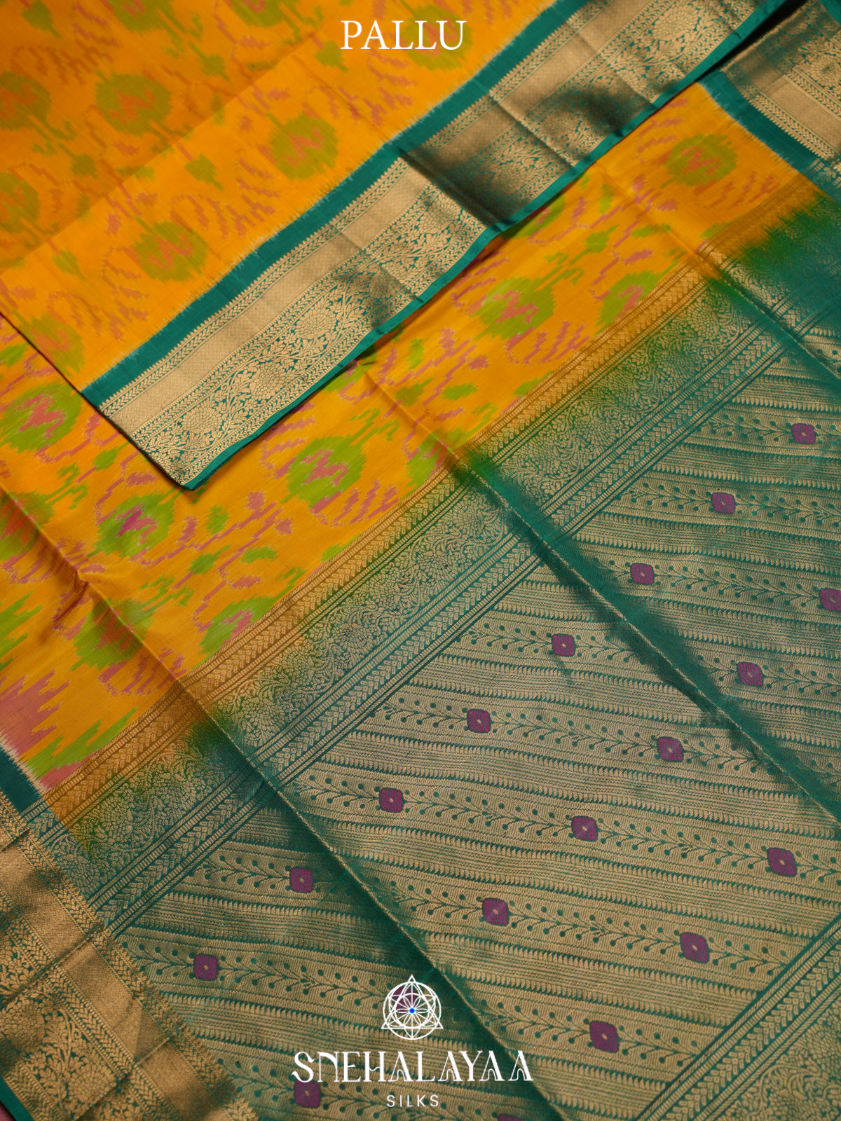 Yellow Soft Silk Saree