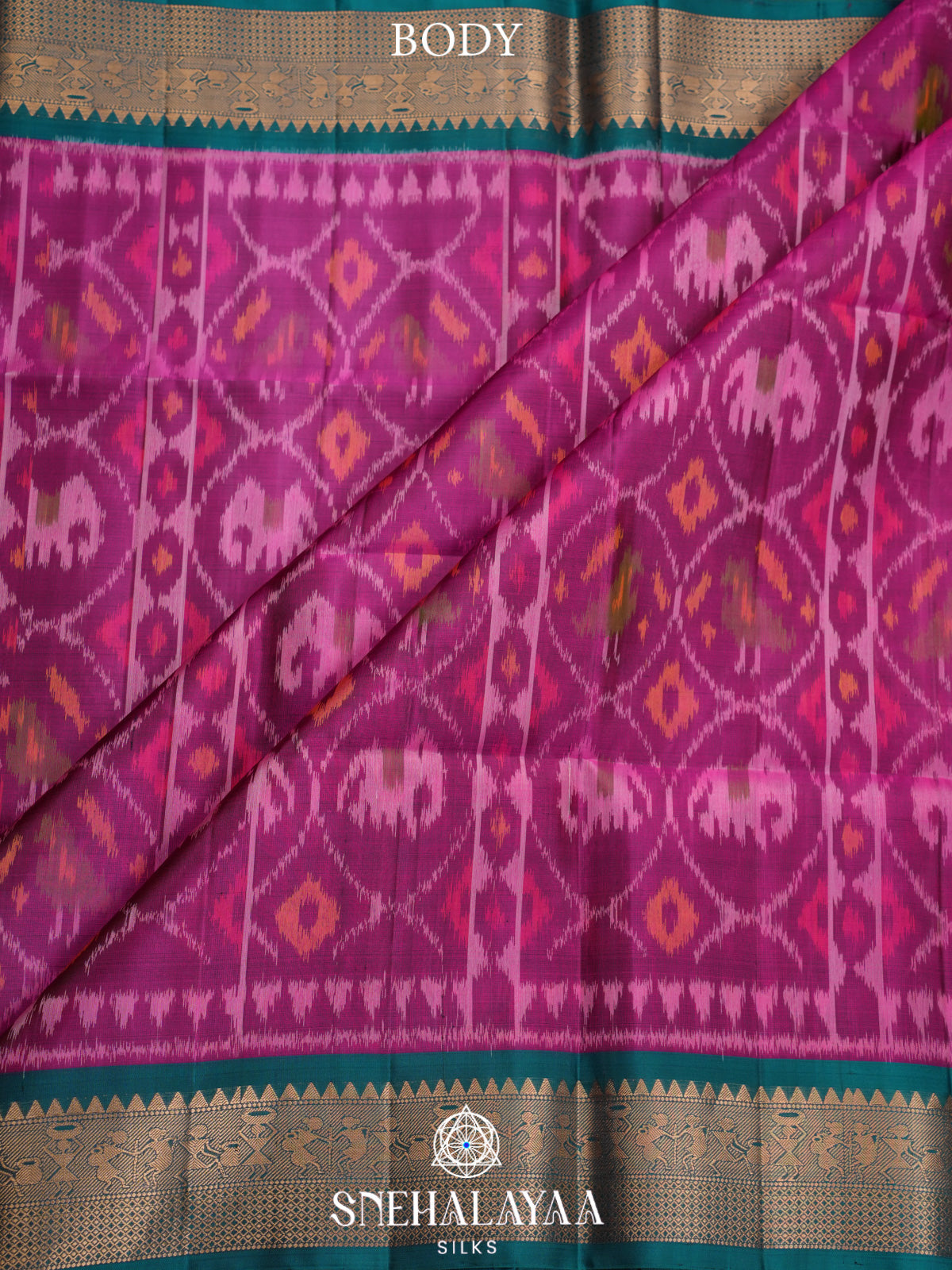 Magenta Soft Silk Saree