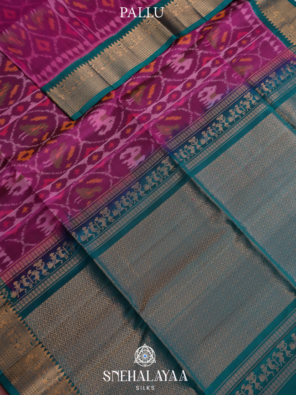 Magenta Soft Silk Saree