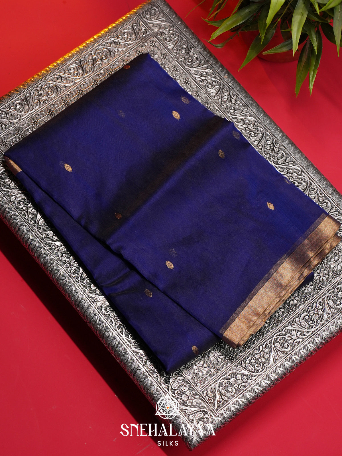 Purple Chanderi Saree