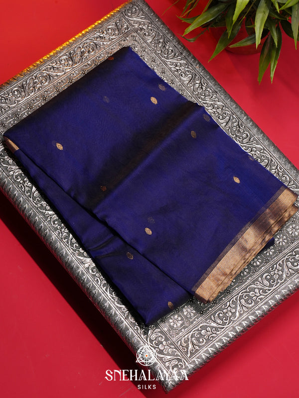 Purple Chanderi Saree