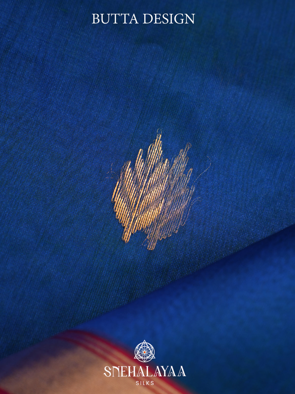 Ink Blue Chanderi Saree