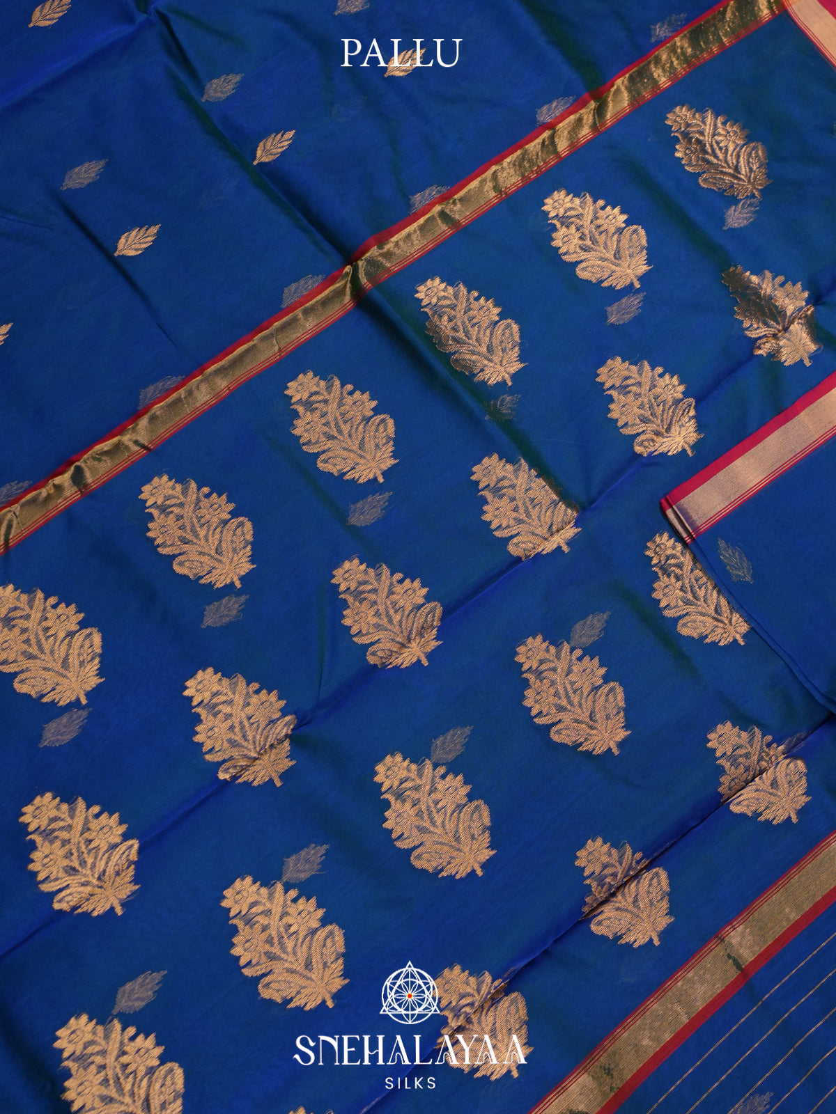 Ink Blue Chanderi Saree
