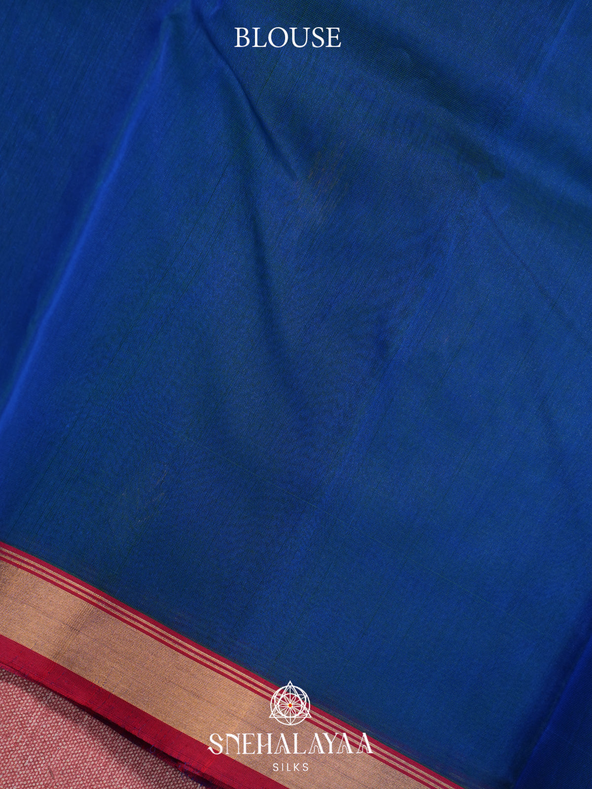 Ink Blue Chanderi Saree