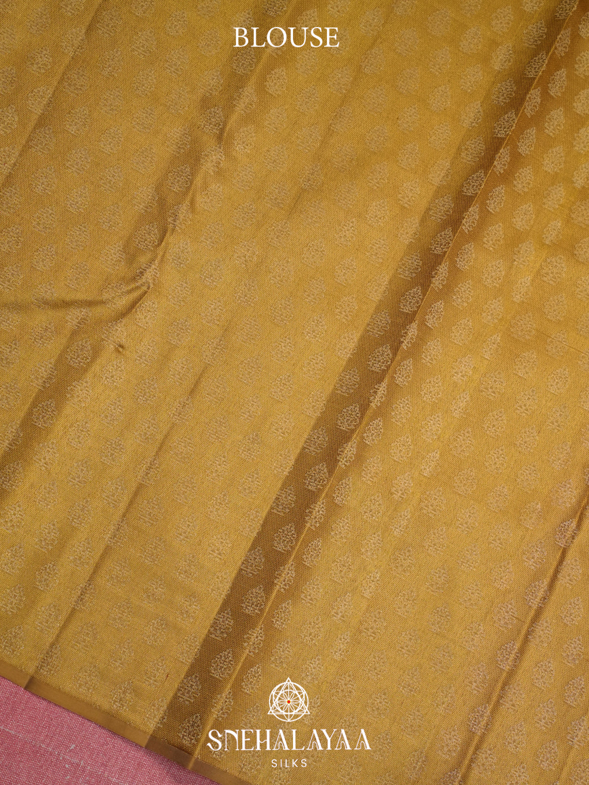 Rani Pink Kanjivaram Silk Saree with Village Themed Zari Border