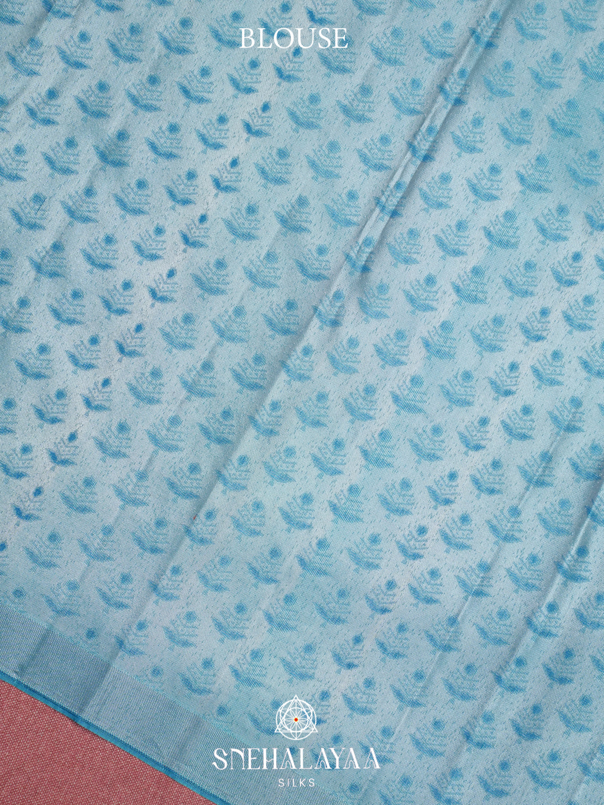 Silver Grey Kanjivaram Silk Saree with Blue Peacock Border