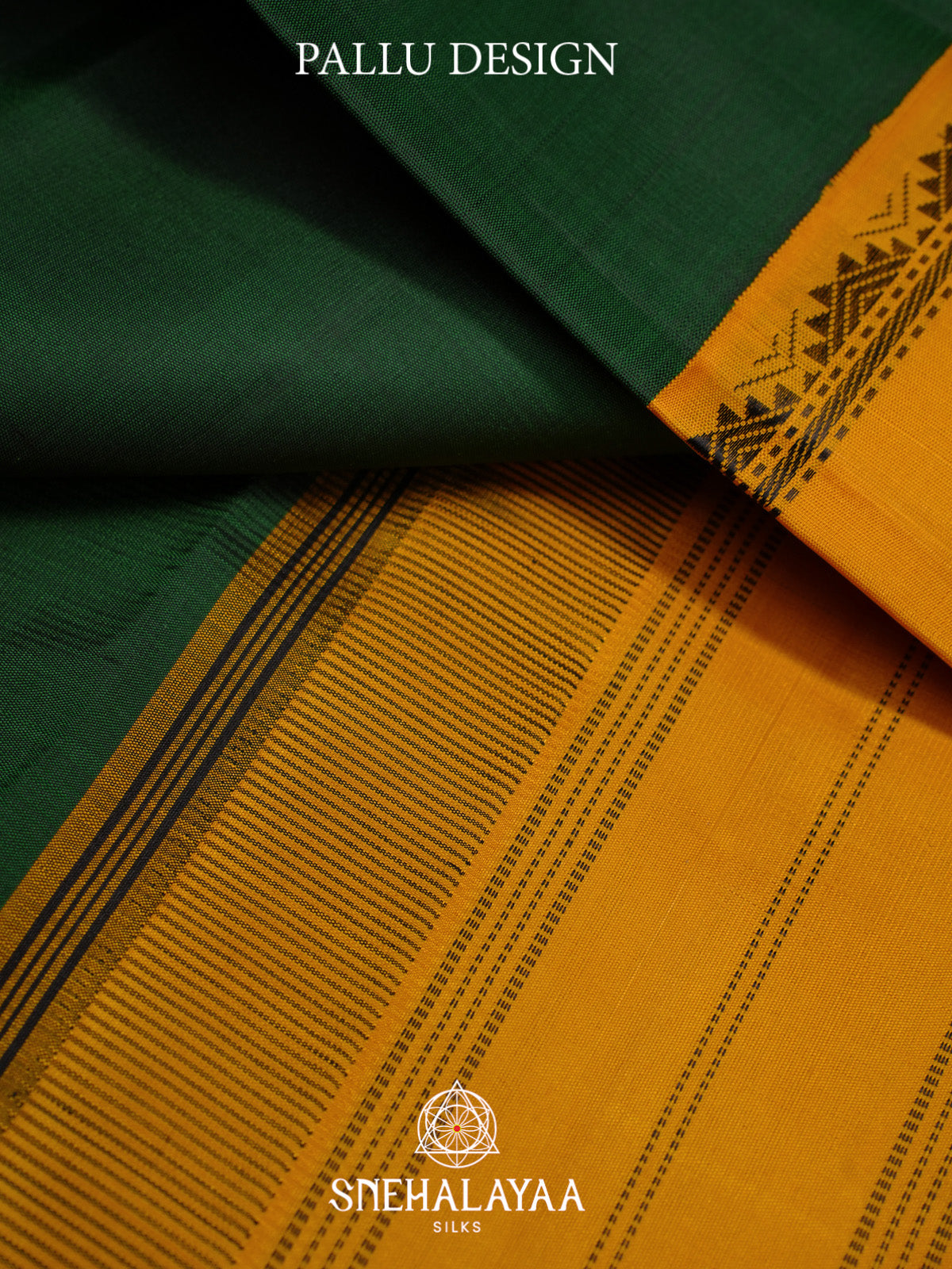 Forest Green Kanjivaram Silk Saree