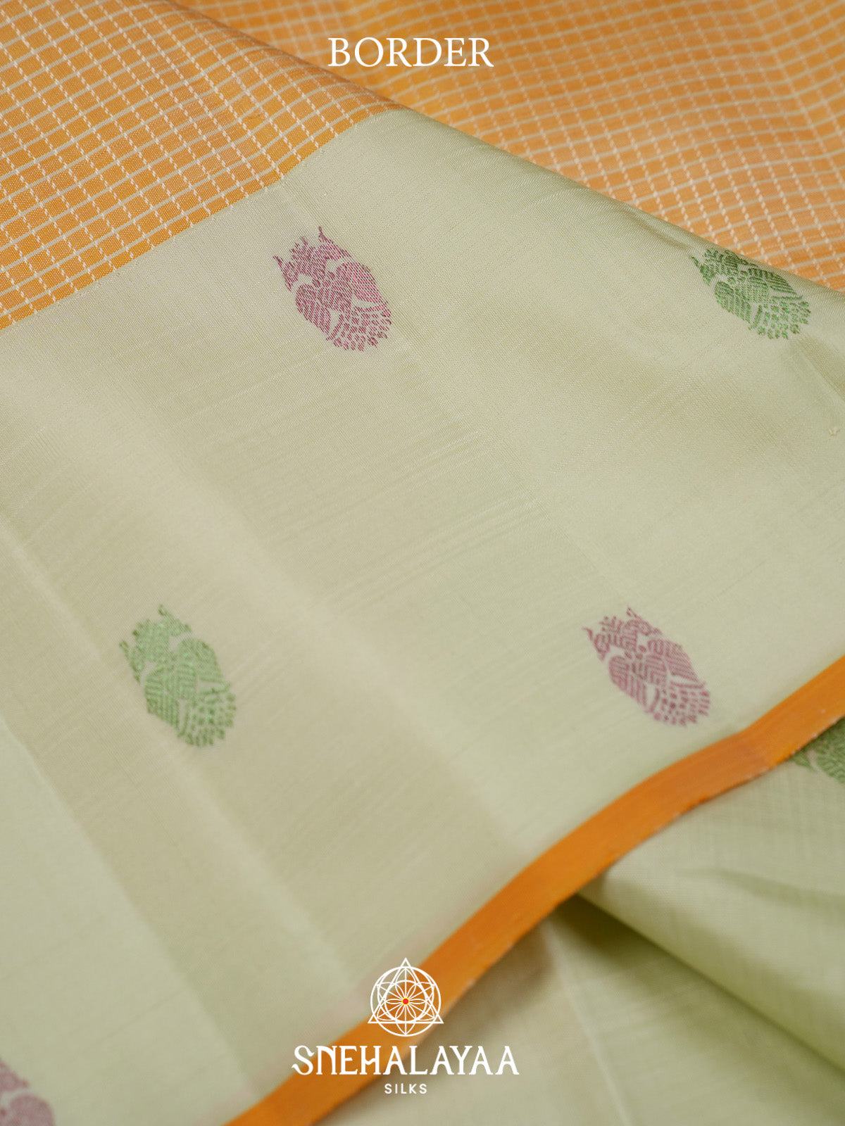 Pale Yellow Kanjivaram Silk Saree