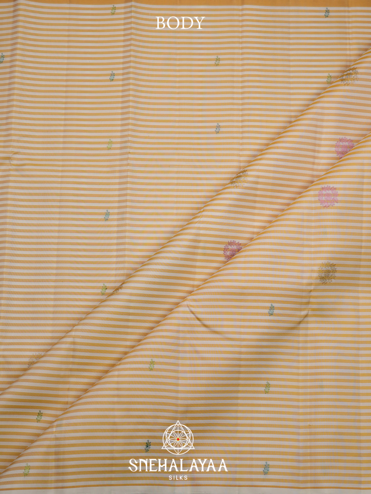 Yellow Kanjivaram Silk Saree
