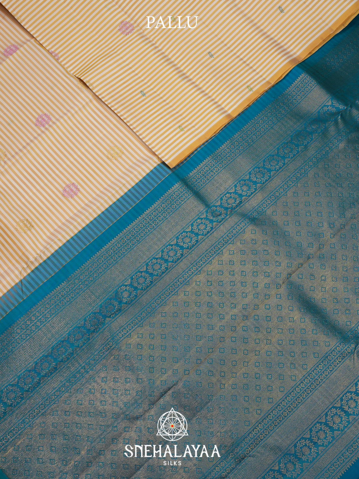 Yellow Kanjivaram Silk Saree