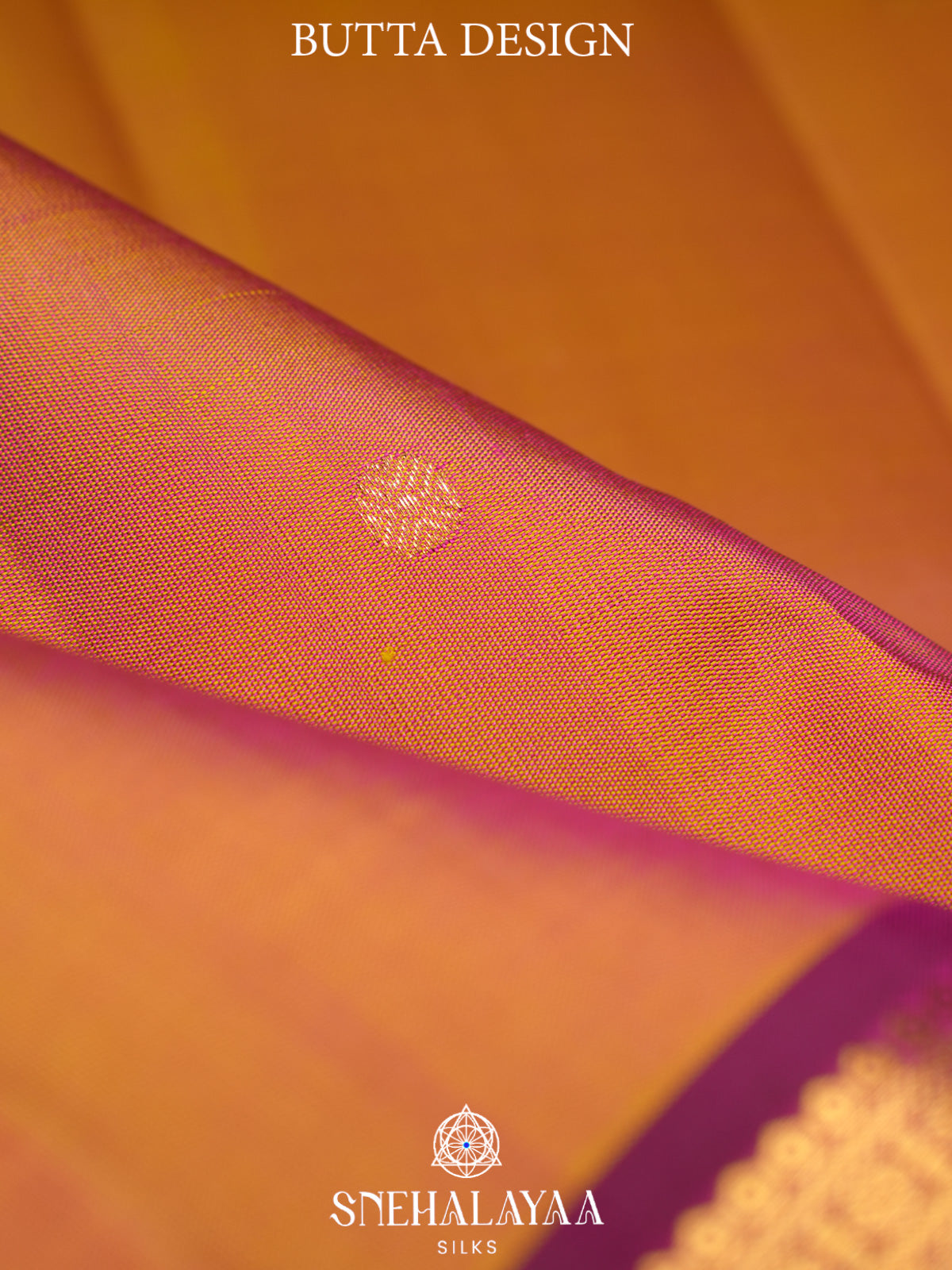 Honey Gold Kanjivaram Silk Saree