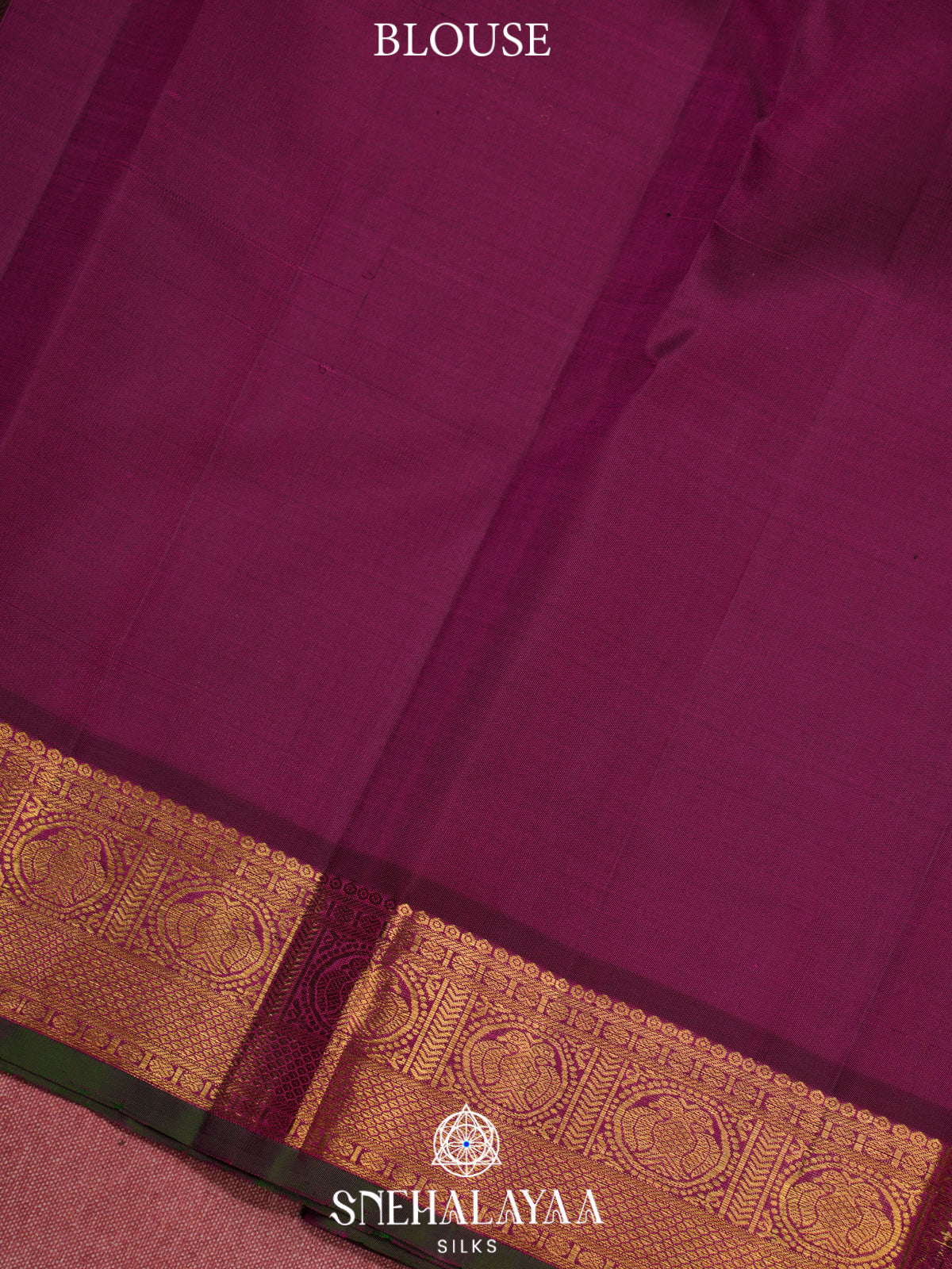 Honey Gold Kanjivaram Silk Saree