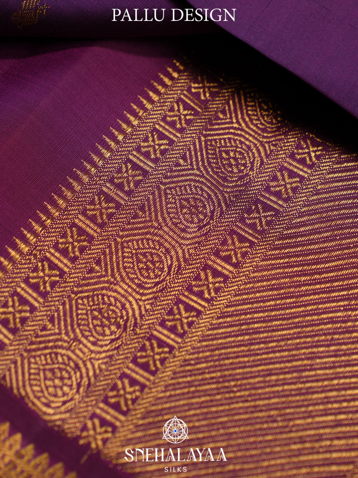Purple Kanjivaram Silk Saree
