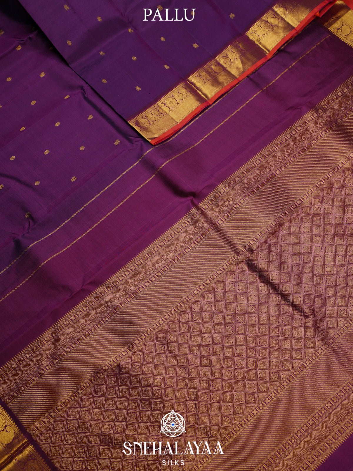 Purple Kanjivaram Silk Saree