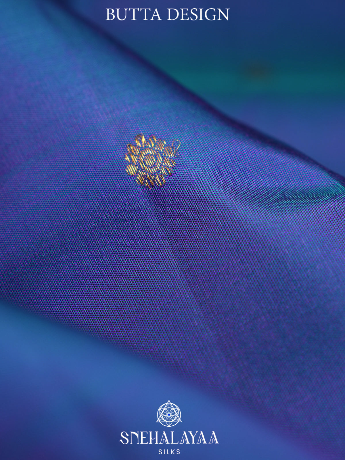 Peacock Blue Kanjivaram Silk Saree