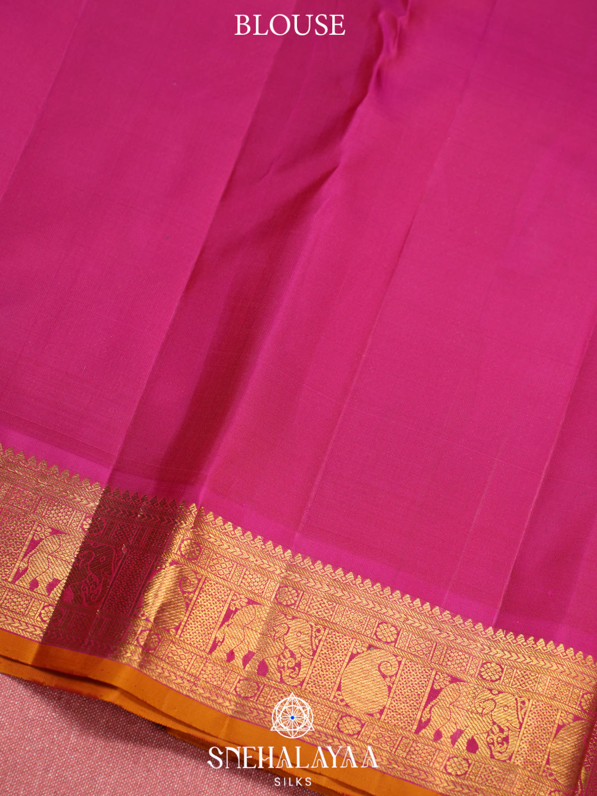 Brown Kanjivaram Silk Saree