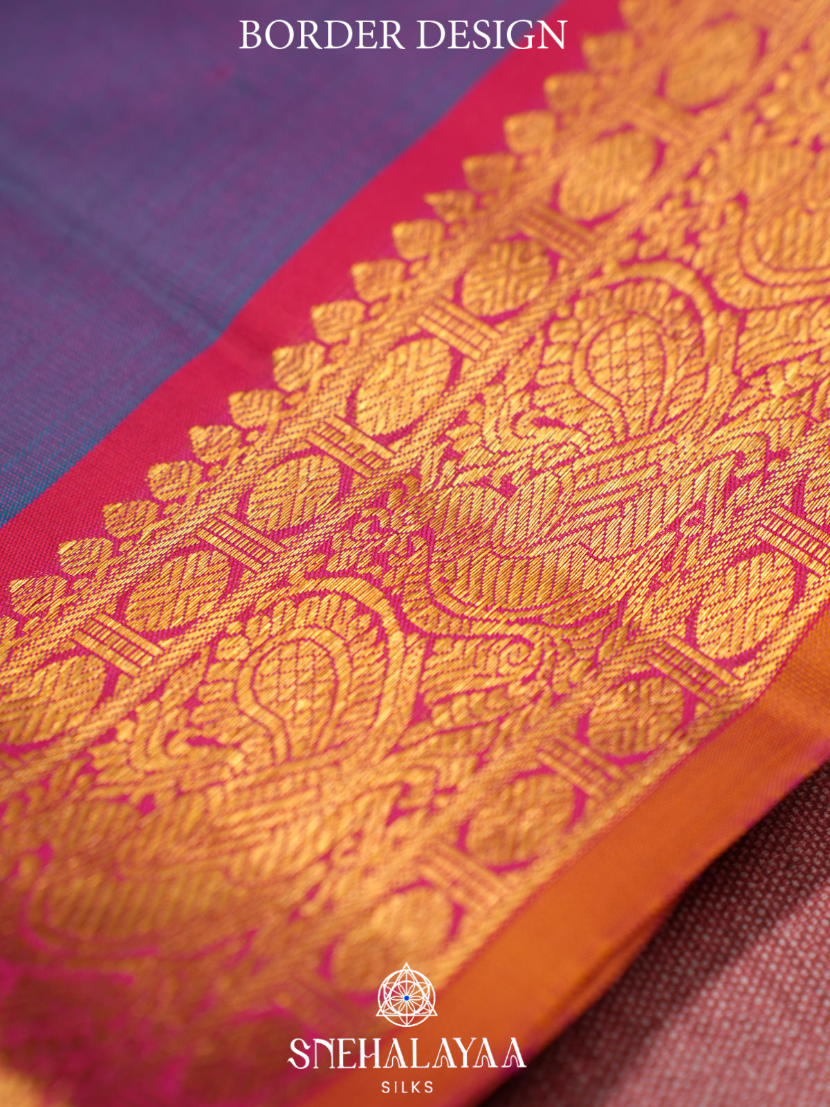 Plum Kanjivaram Silk Saree