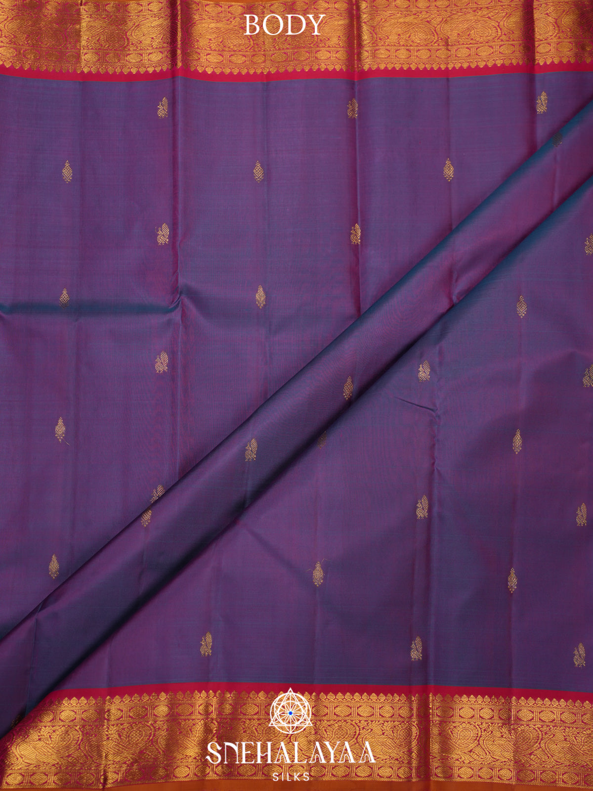 Plum Kanjivaram Silk Saree
