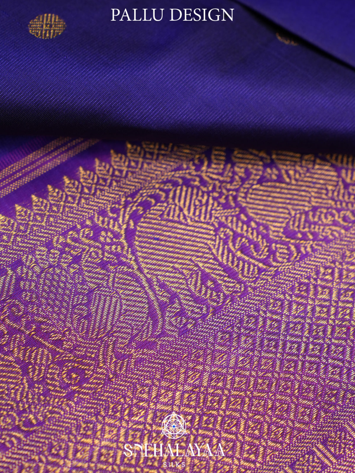 Purple Kanjivaram Silk Saree