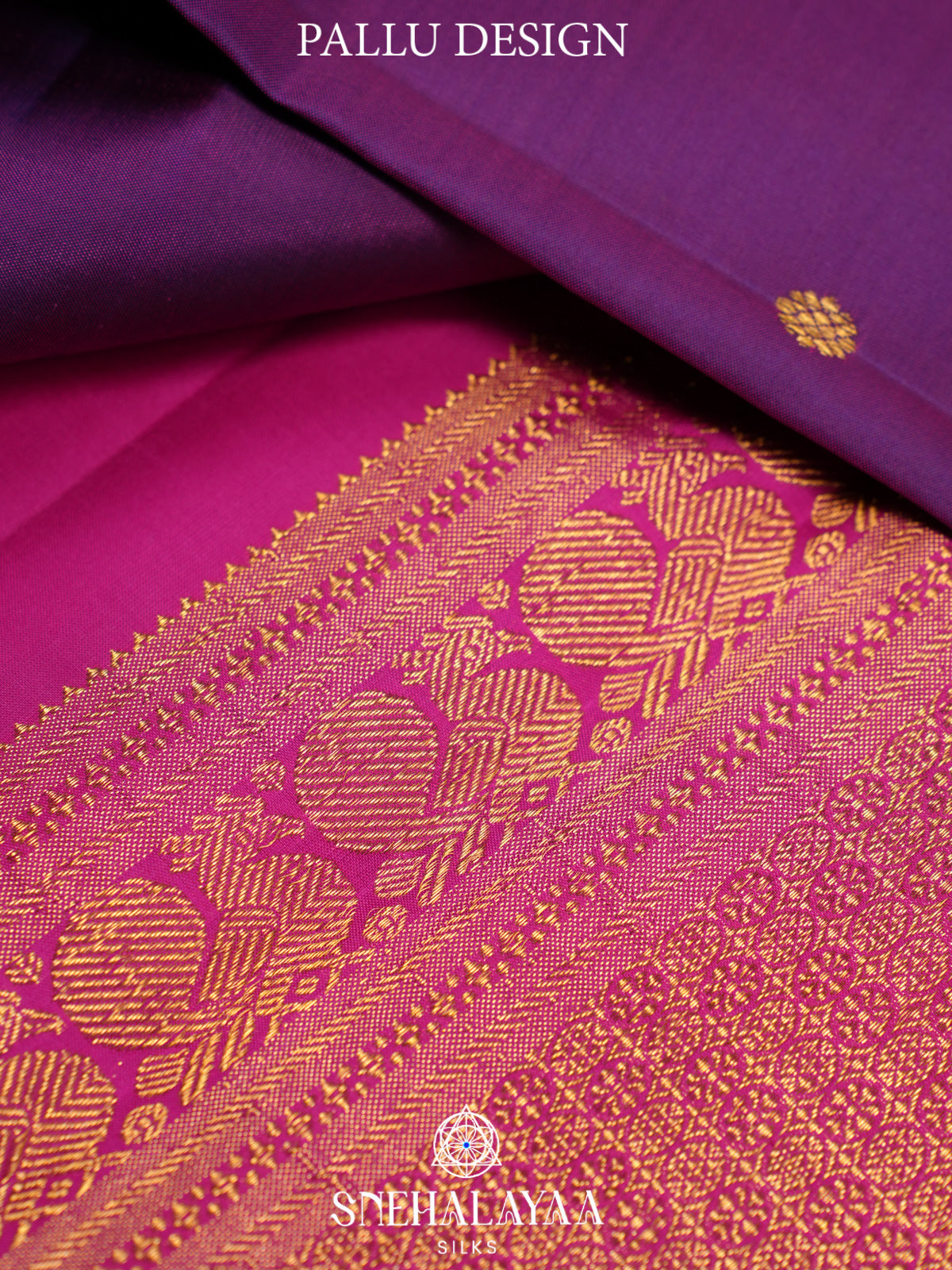 Magenta Kanjivaram Silk Saree