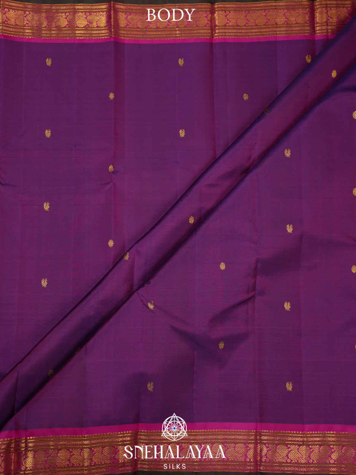 Magenta Kanjivaram Silk Saree