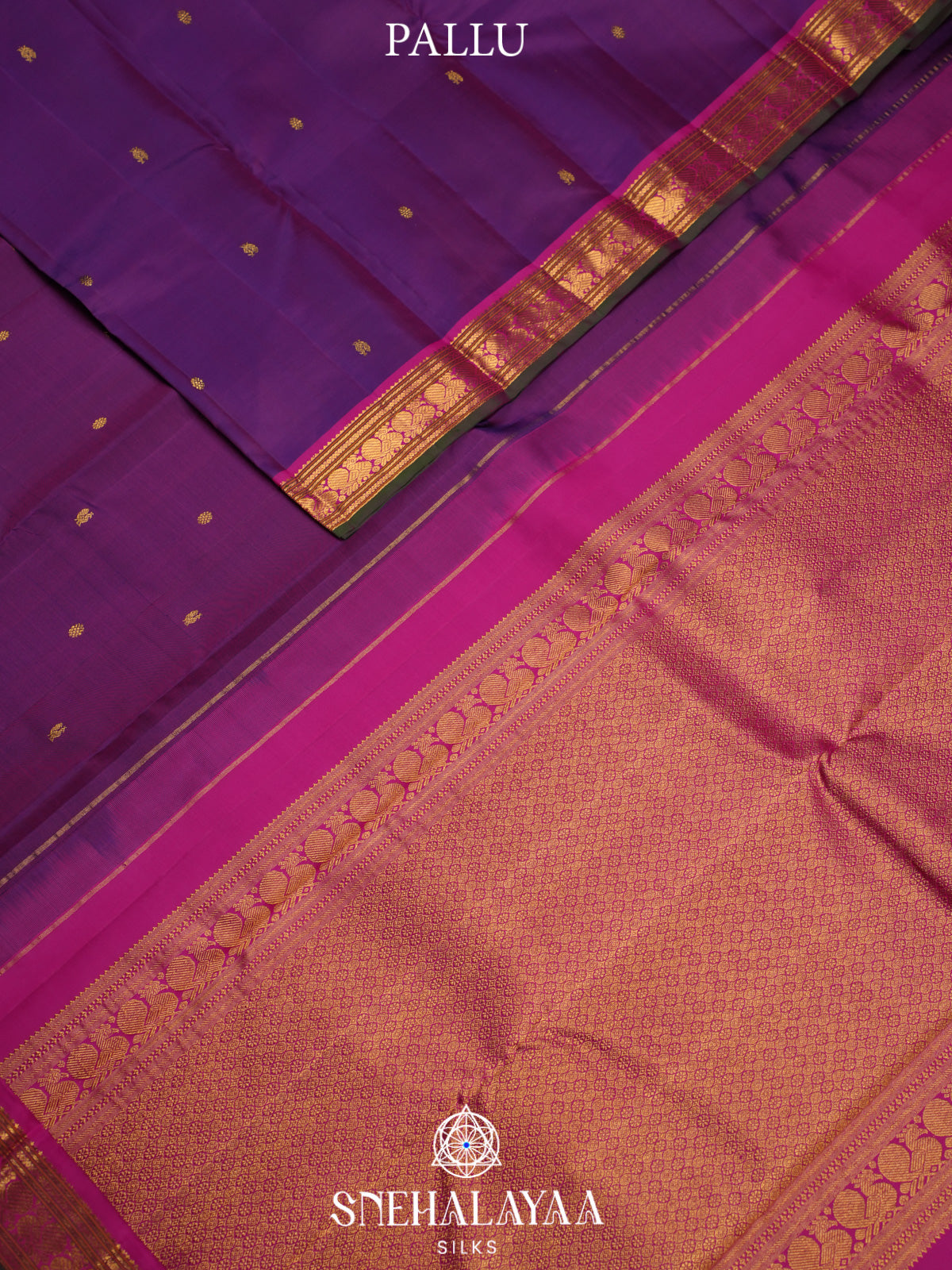 Magenta Kanjivaram Silk Saree