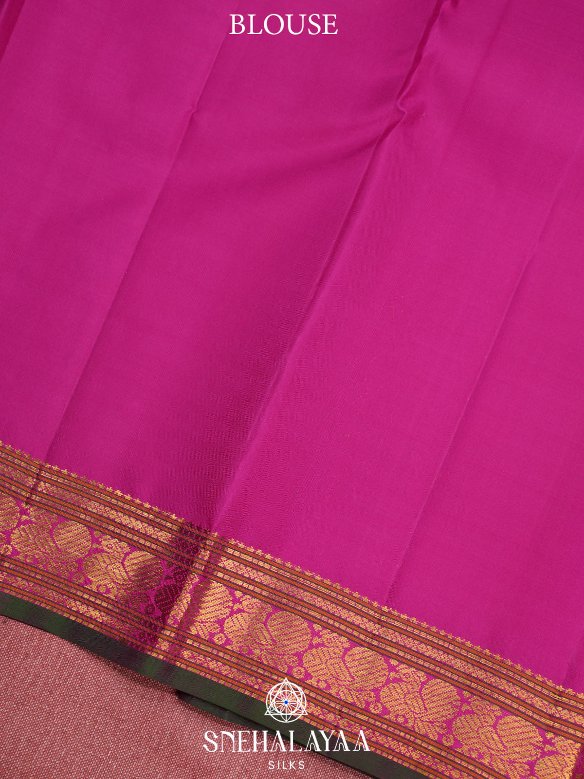 Magenta Kanjivaram Silk Saree