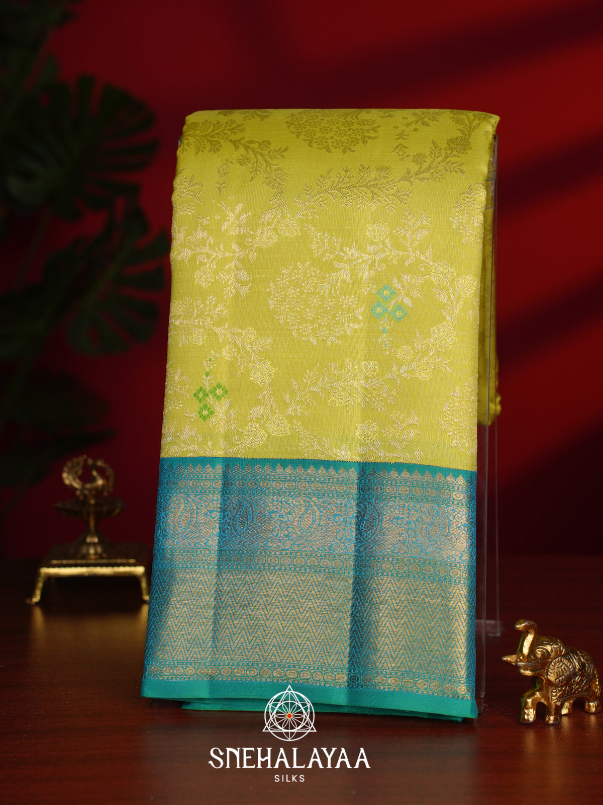 Green Kanjivaram Silk Saree