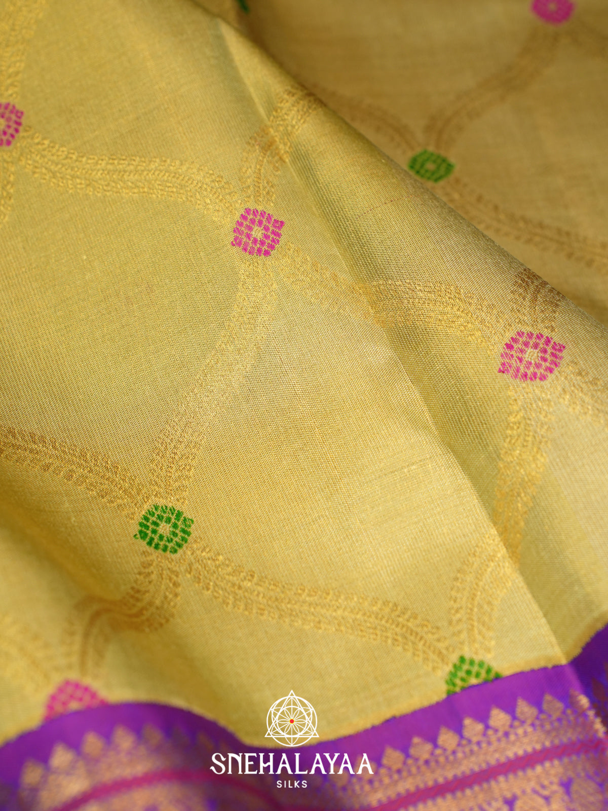 Pale Green Kanjivaram Silk Saree