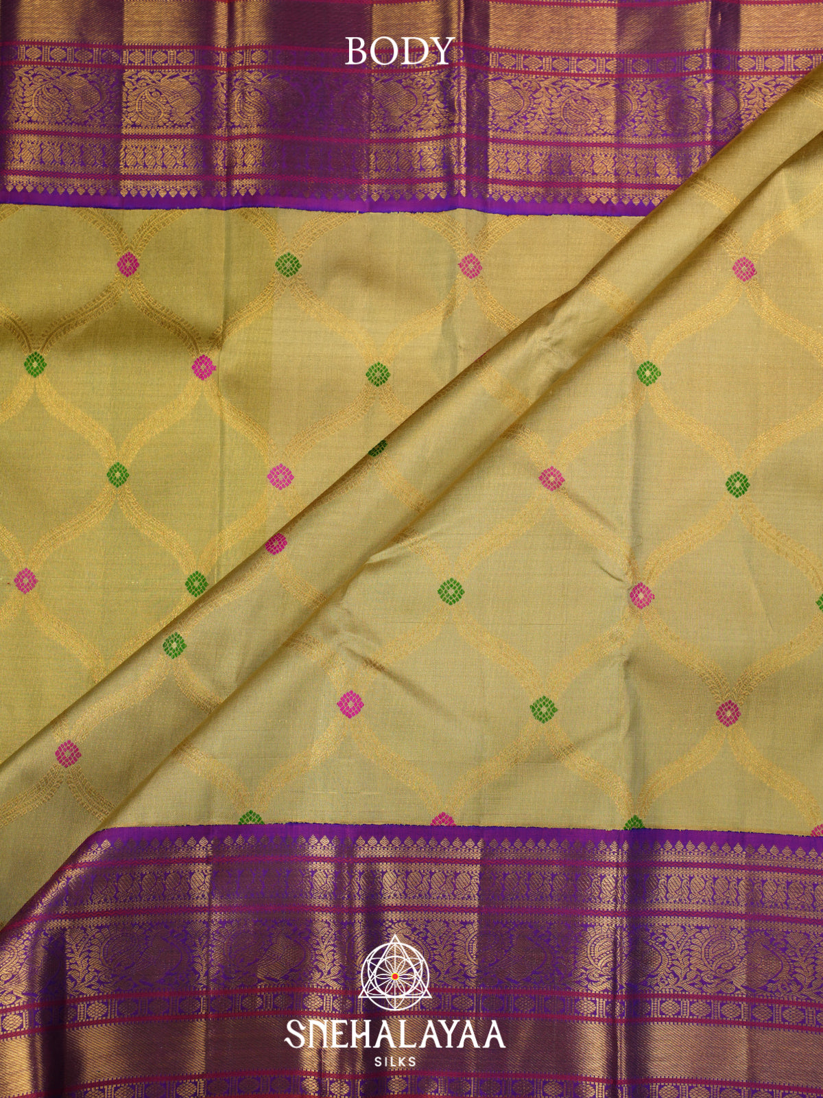 Pale Green Kanjivaram Silk Saree