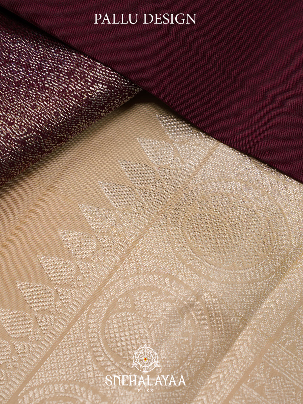 Maroon Kanjivaram Silk Saree